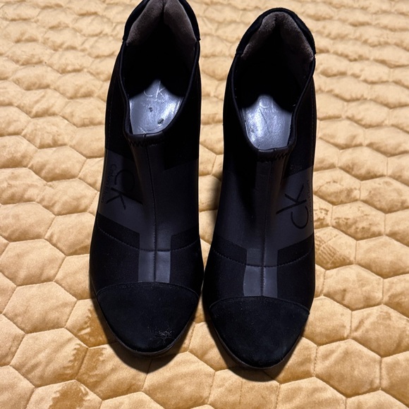 Calvin Klein Sleek Black Heels - Picture 2 of 9